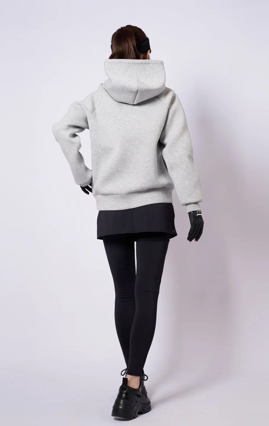 Skirt layered leggings/2color