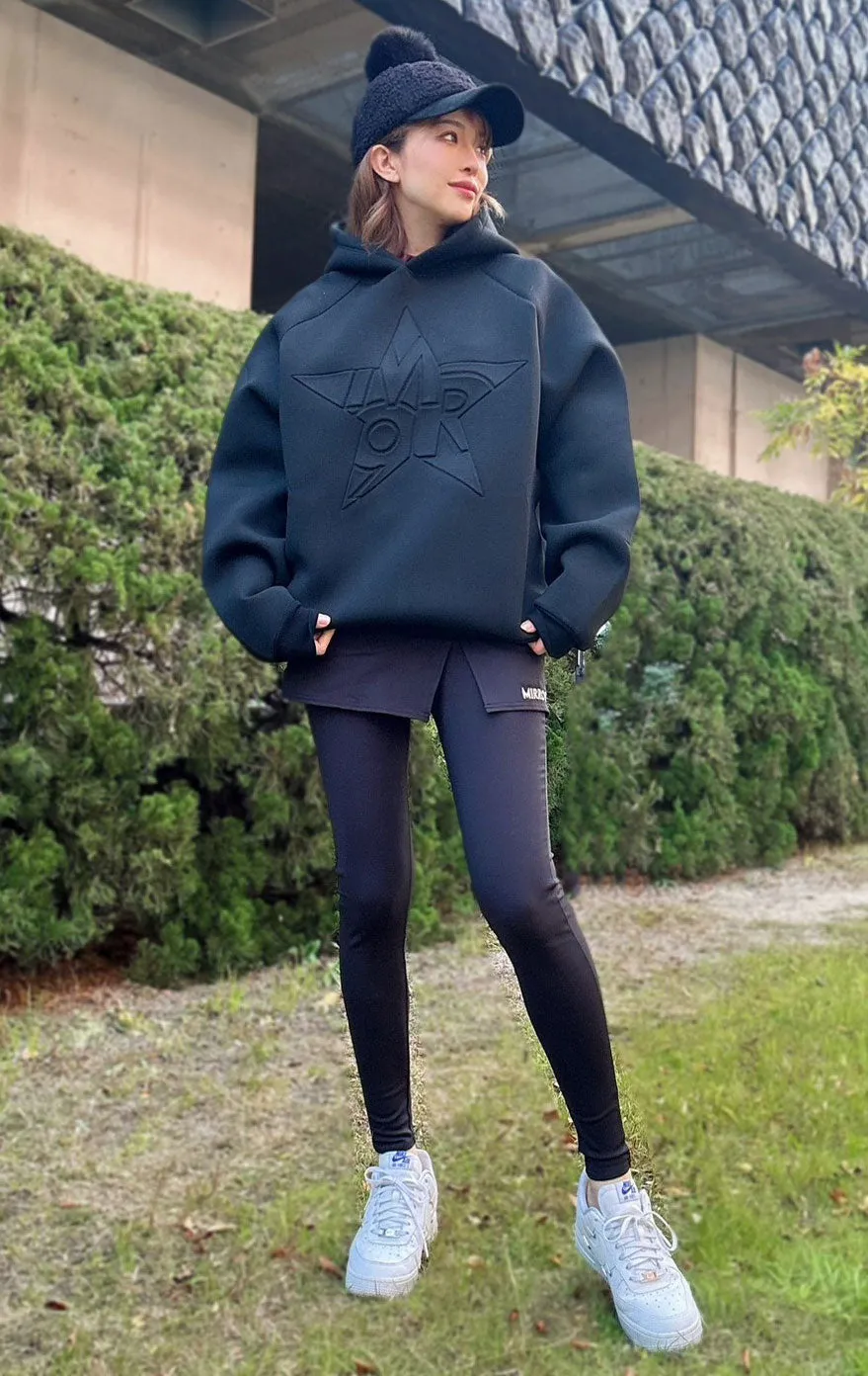 Skirt layered leggings/2color