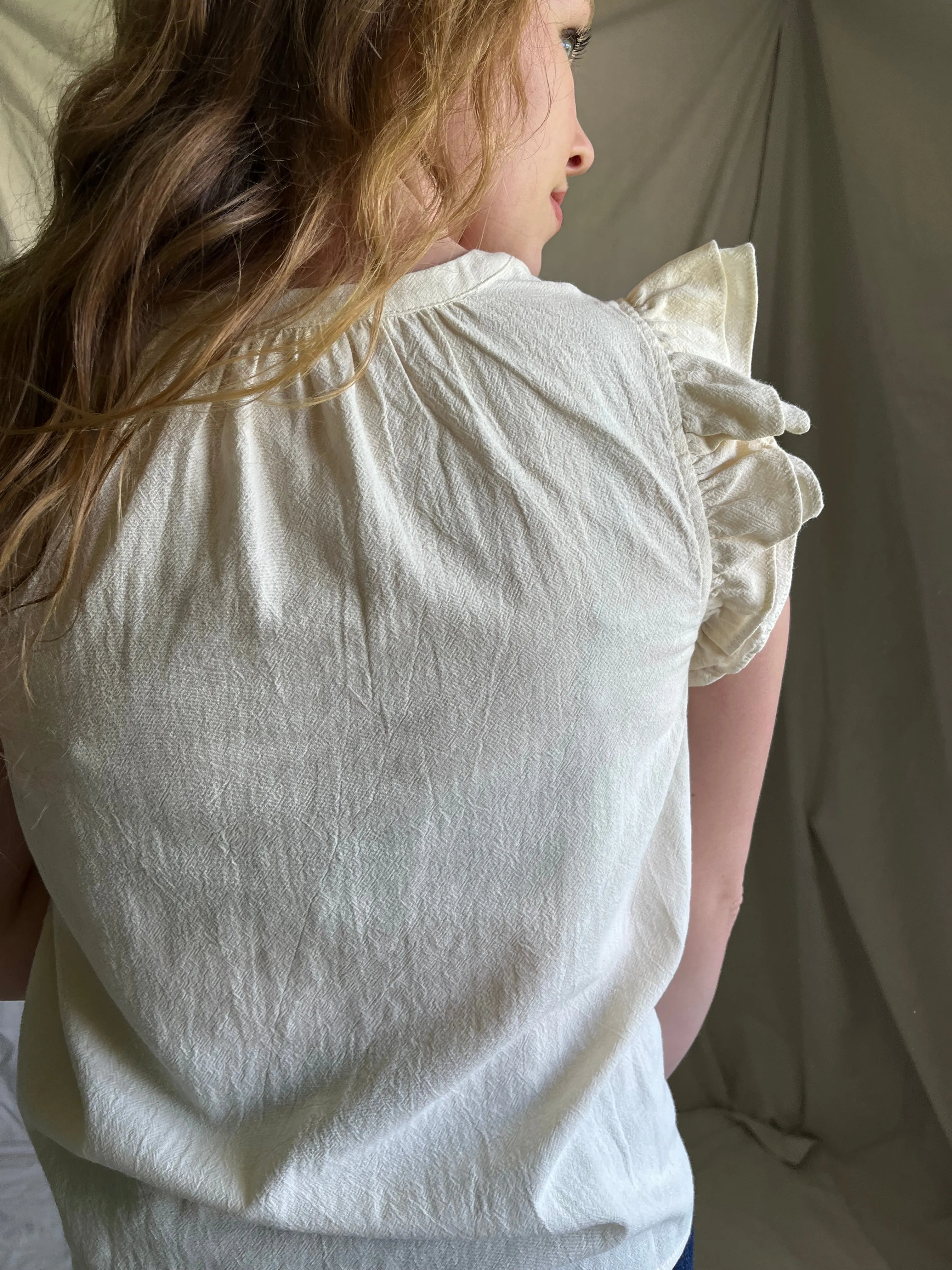 Soren Ruffle tank