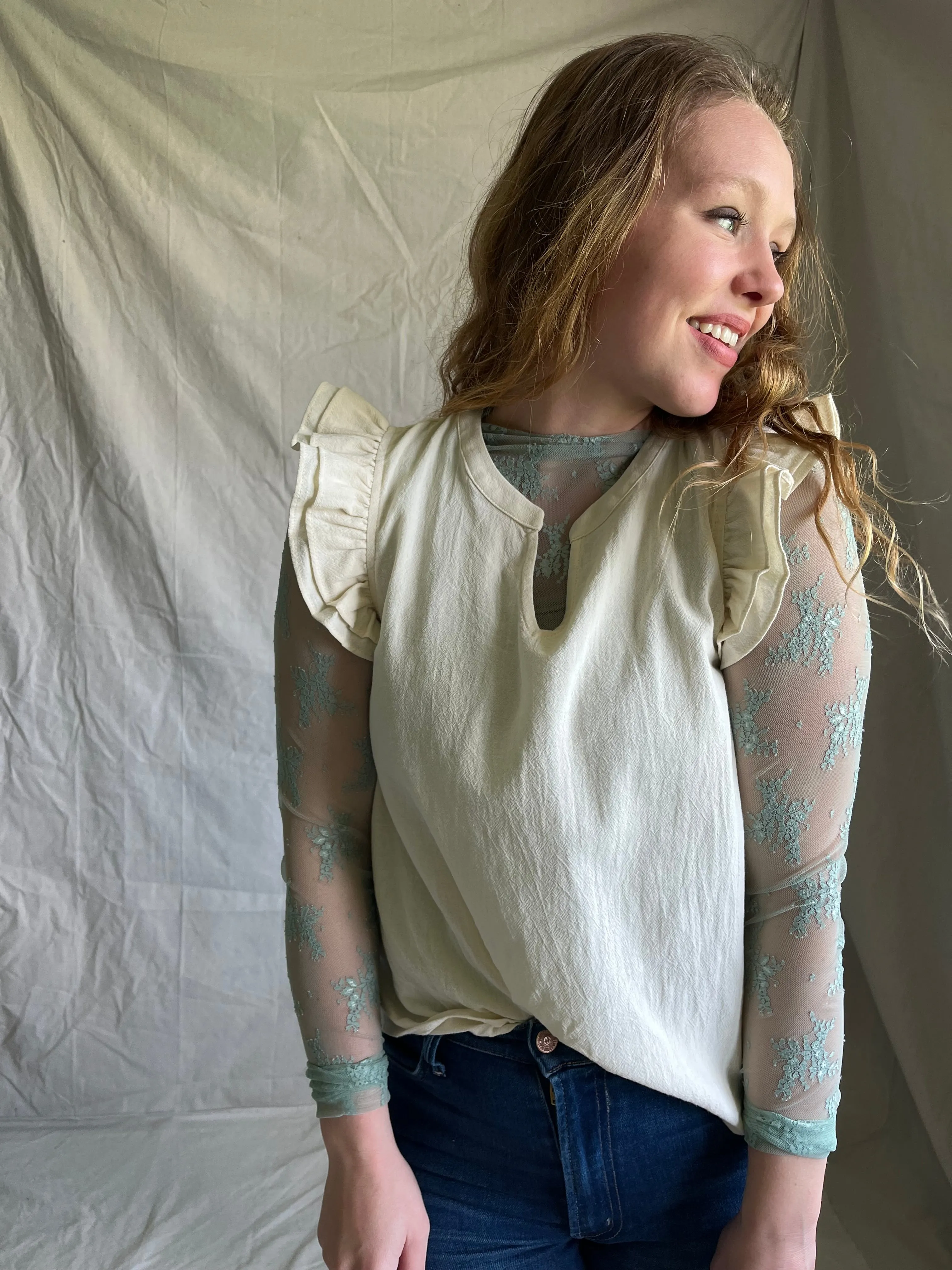 Soren Ruffle tank