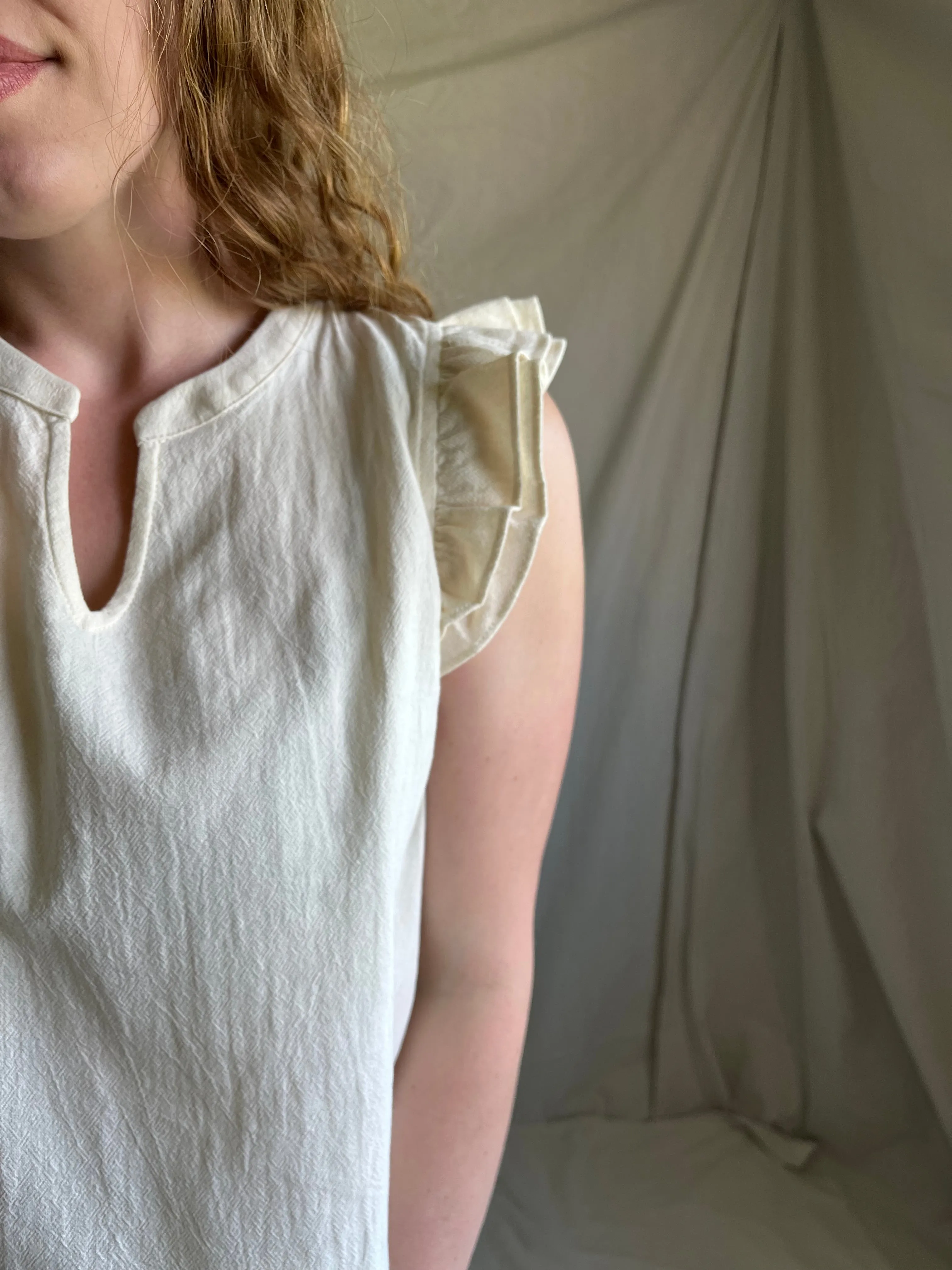 Soren Ruffle tank