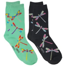 Teal Dragonflies Socks
