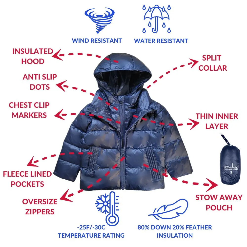 The Road Coat Down - Navy