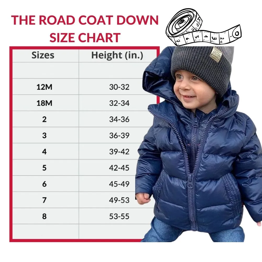 The Road Coat Down - Navy