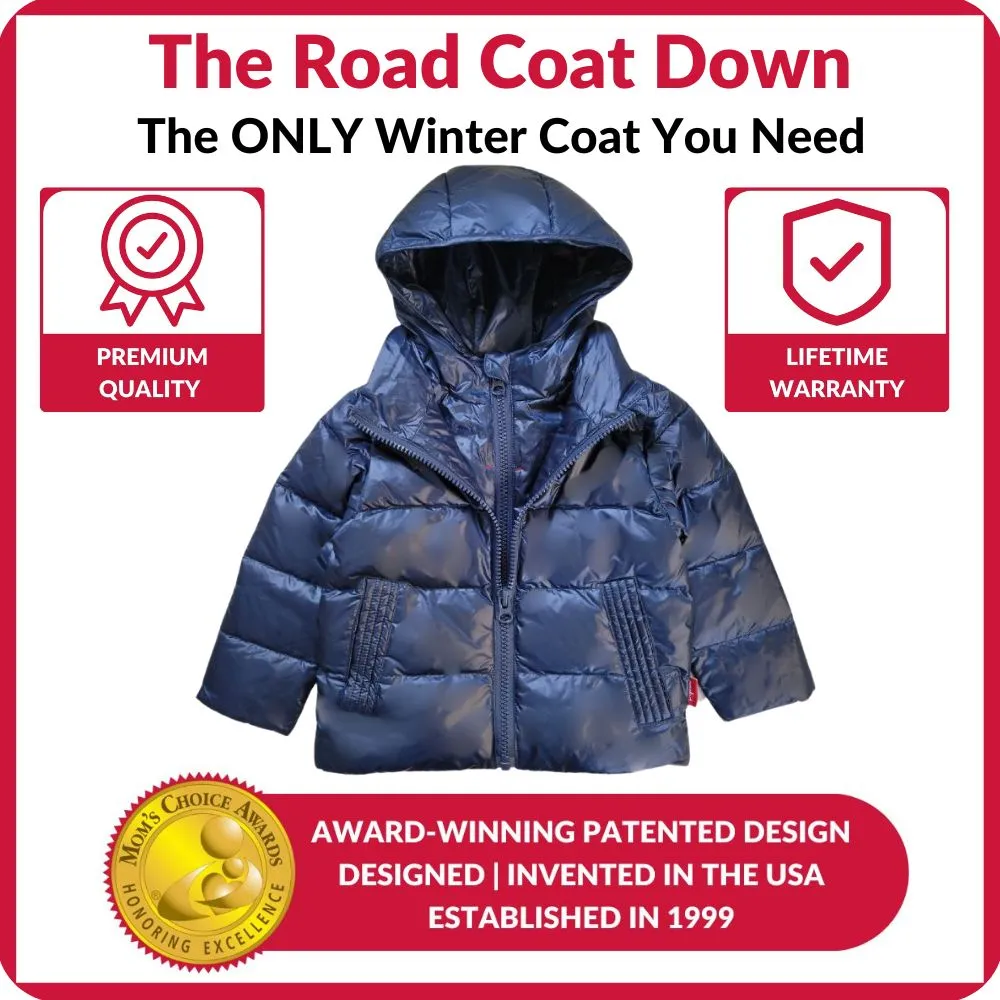 The Road Coat Down - Navy