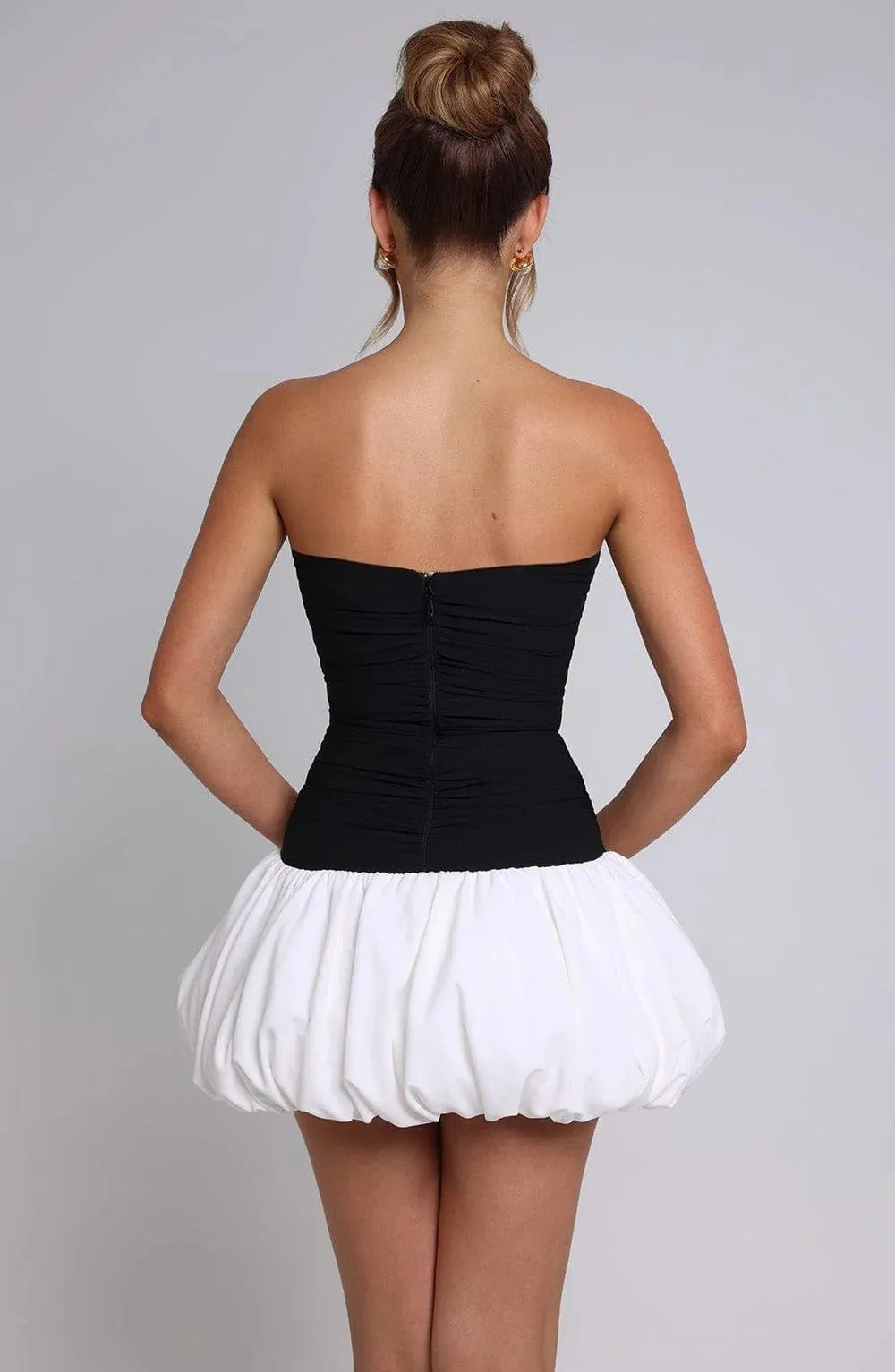 The Stallion Black and White Dress-