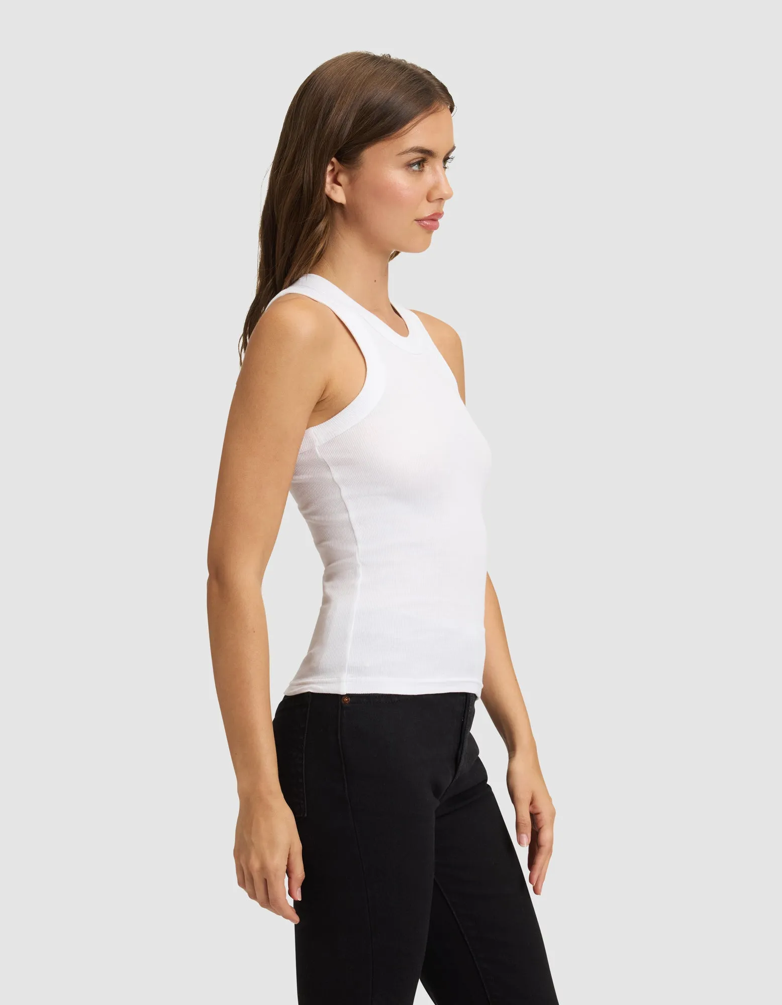 Women's Fine Ribbed Tank