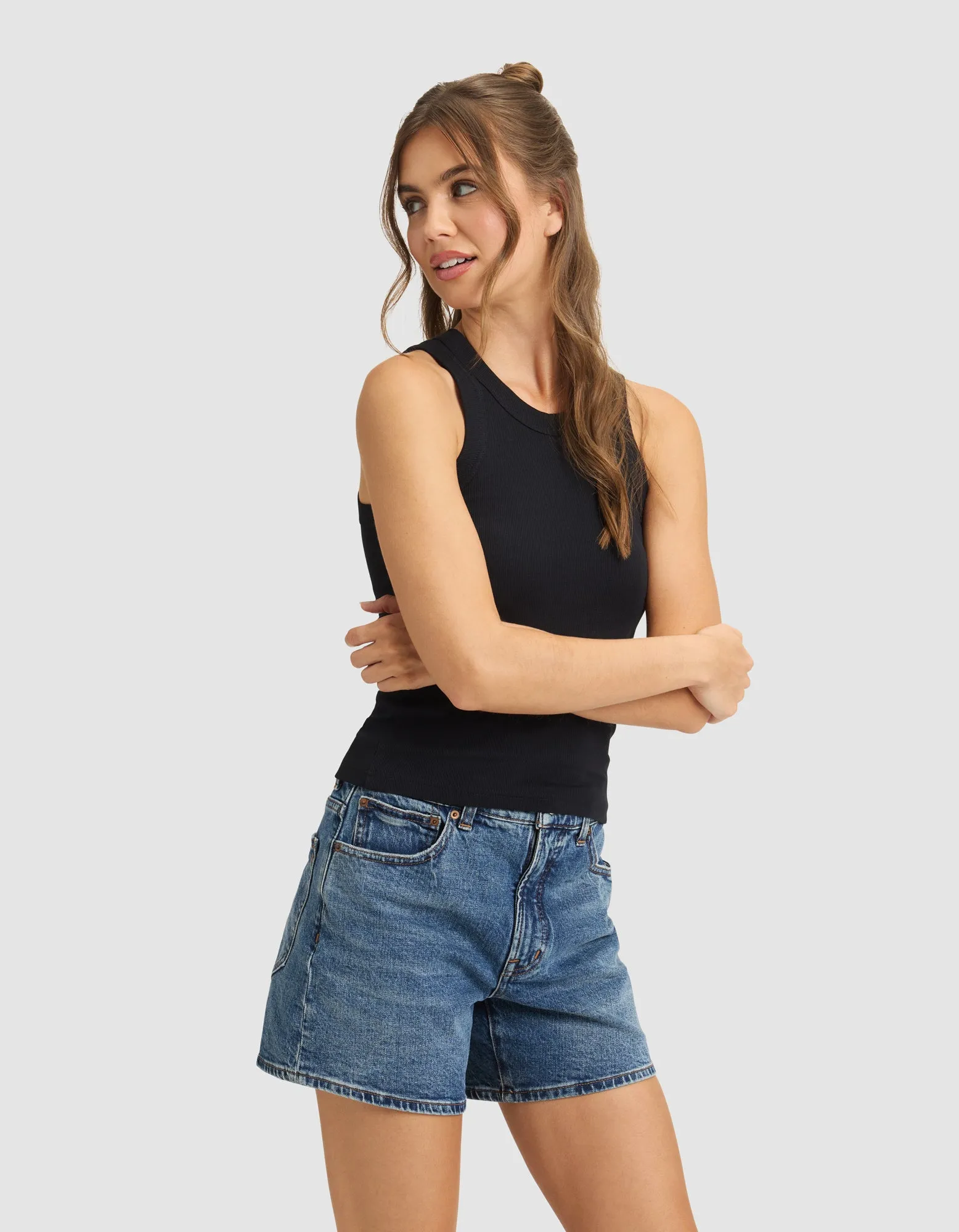 Women's Fine Ribbed Tank
