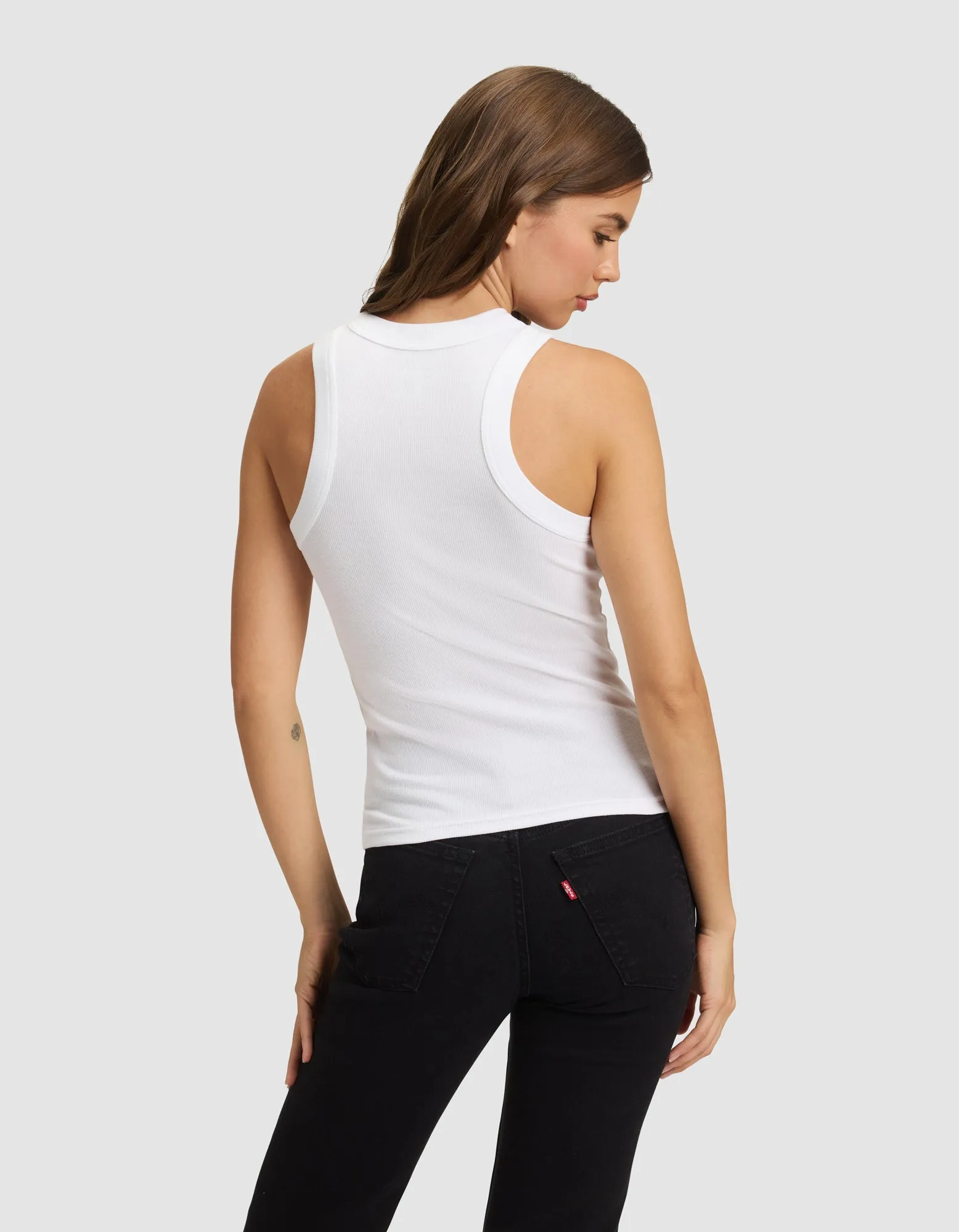 Women's Fine Ribbed Tank